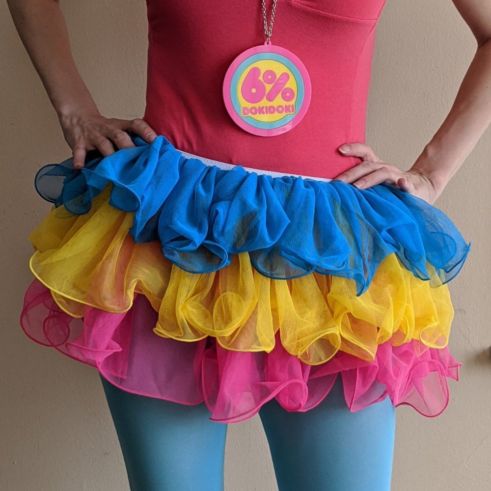 💖💛💙 3 layer harajuku tutu mini skirt 💙💛💖